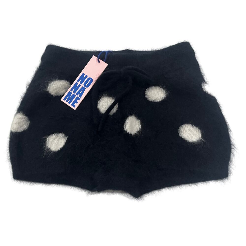 15-82 NONAME by NAKED CASHMERE NWT $295 100% Cashmere Dotty Boy Shorts XS